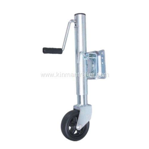 Trailer Jack with Rubber solid Wheel